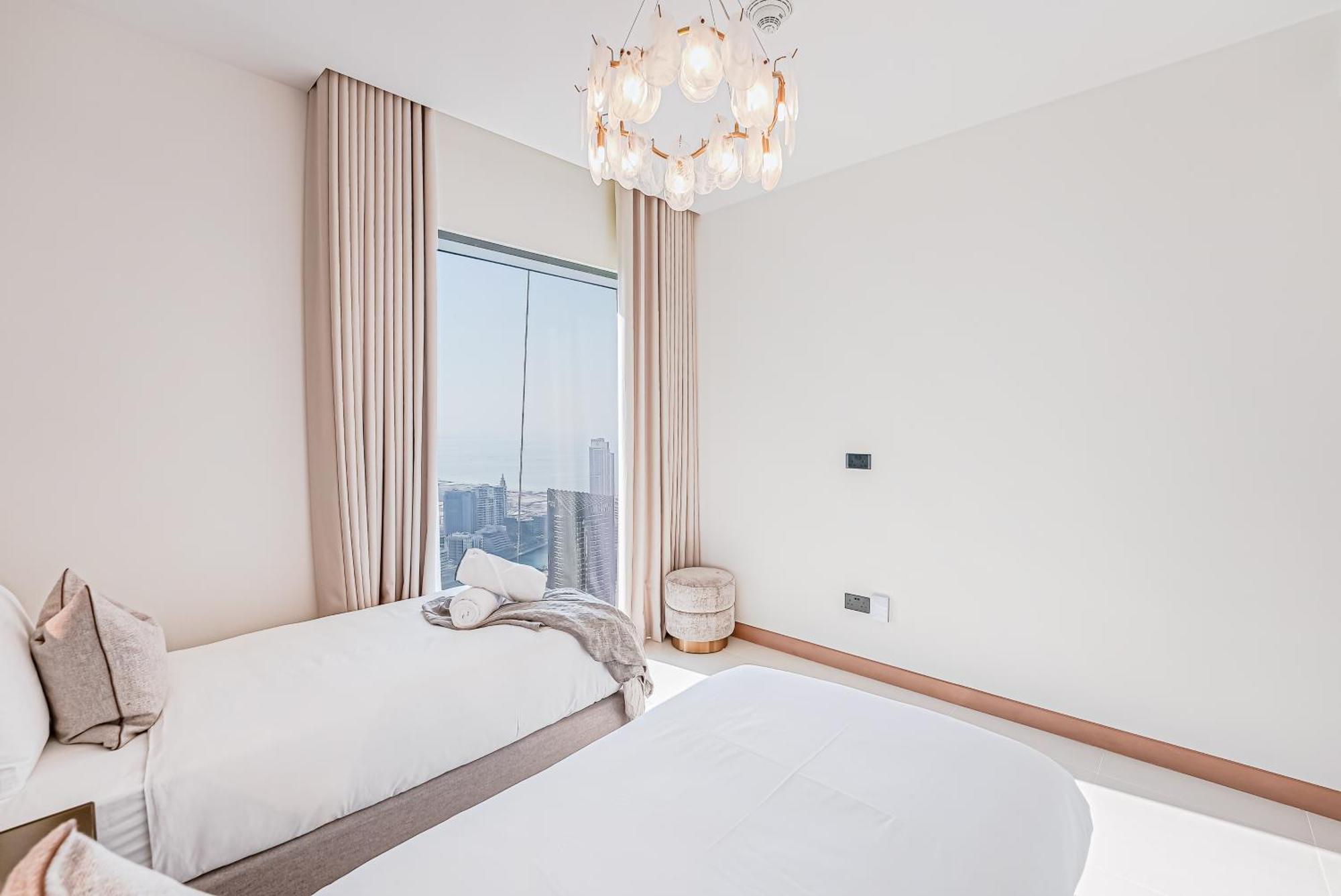 Modern 2Br High Floor Haven In Vida Dubai Marina Apartment Ngoại thất bức ảnh